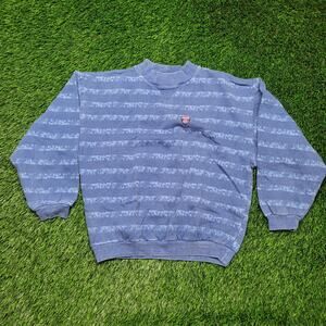 Vintage 80s Quiksilver Surf Sweatshirt Womens XL Cropped 3/4 Batwing Sleeve USA